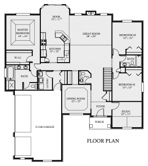 The Oakwood - Floor Plan